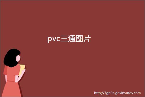 pvc三通图片