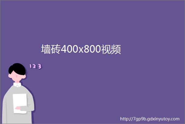 墙砖400x800视频